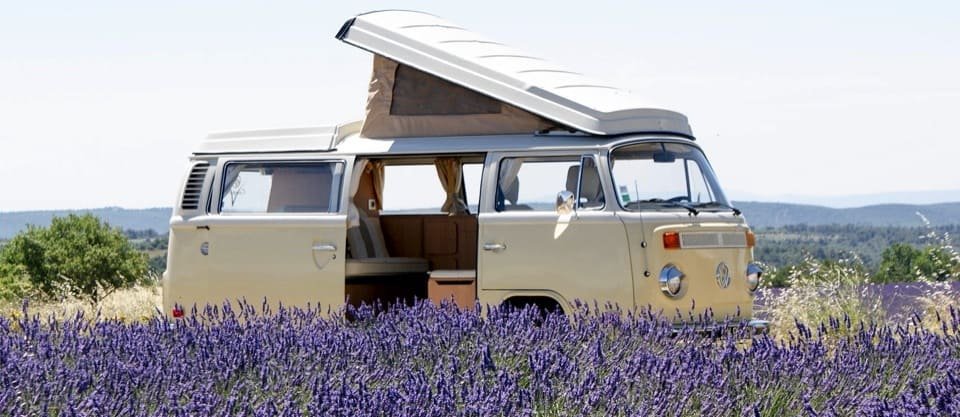 Classic VW Campervan.