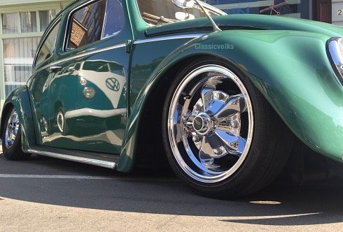 Green VW Beetle