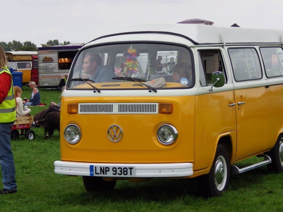 Yellow VW Campervan image